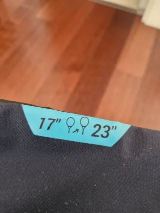 Raqueta de tenis infantil verde