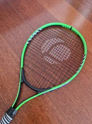 Raqueta de tenis infantil verde