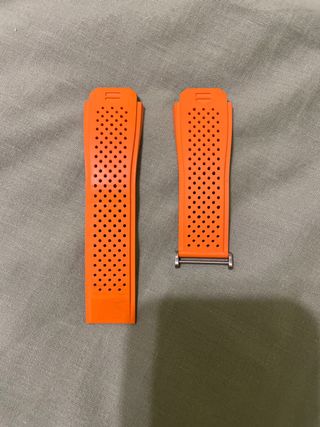 Correa Tag Heuer naranja