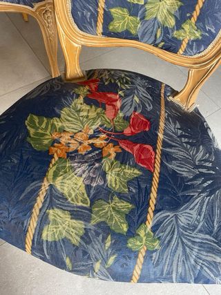 Conjunto mesa y 6 sillas madera maciza