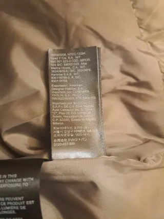 Plumas Calvin Klein Marrón con Capucha