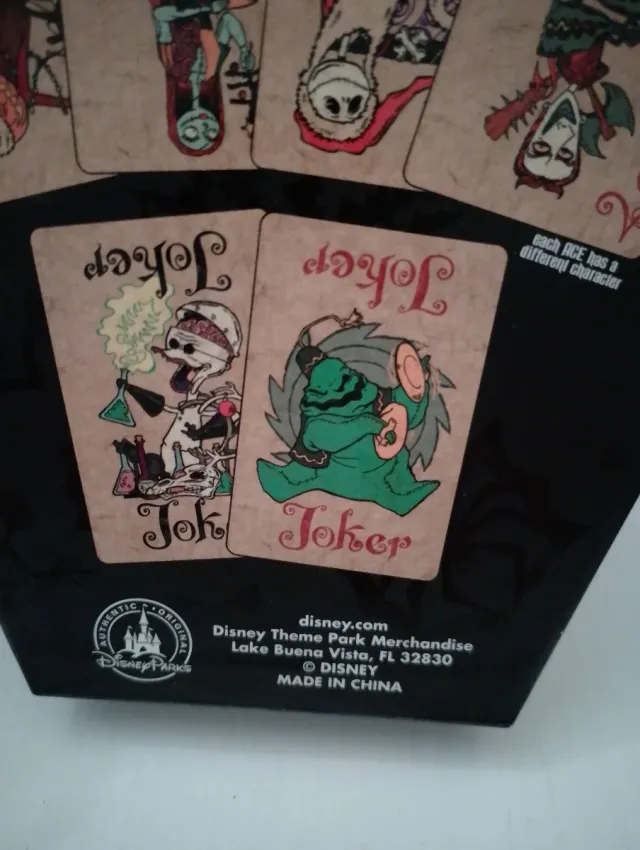 Naipes Disney Tim Burton Pesadilla Antes de Navida