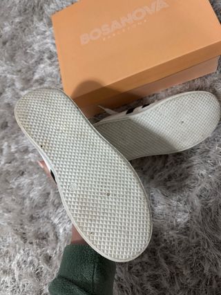 Zapatillas Bosanova Plataforma Blancas