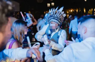 Plumas Indio - Boda Hora Loca