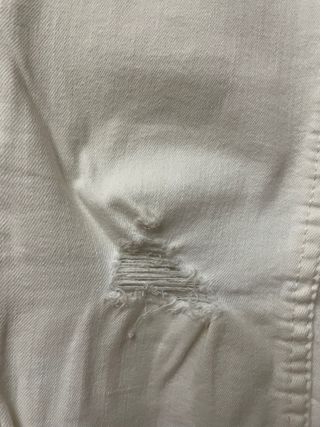 Pantalón vaquero Bershka blanco hombre talla 34