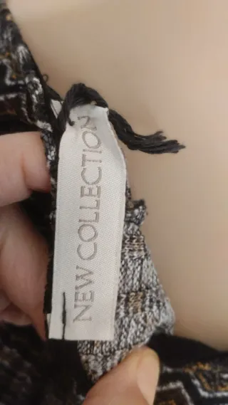 Abito donna invernale fantasia zig-zag