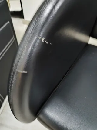 Sillón de peluquería negro
