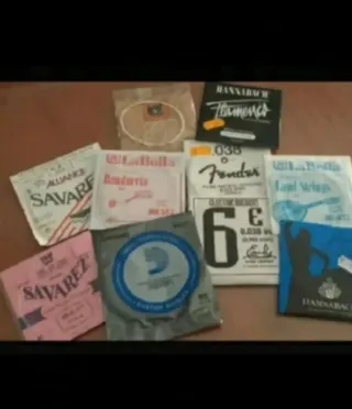 Cuerdas para guitarra, laúd y bandurria