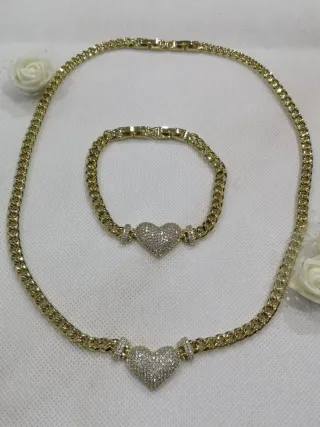 Conjunto oro 14k laminado