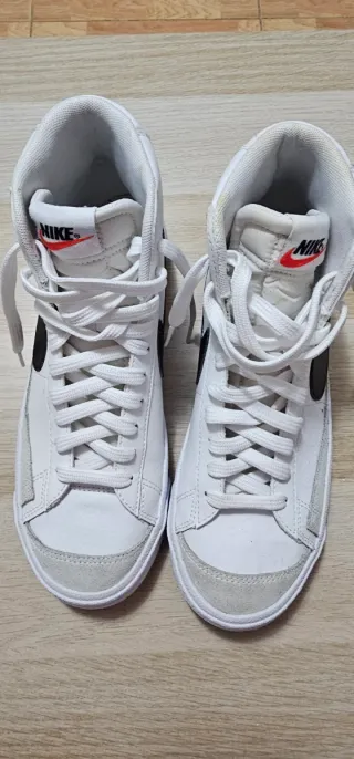 Converse caña alta plataforma blancas