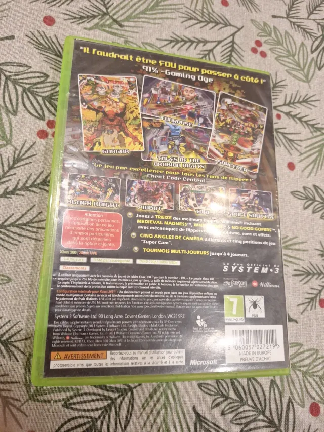 Williams Pinball Classics Xbox 360