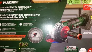 Amoladora Angular Parkside 20V Recargable