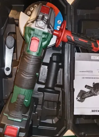 Amoladora Angular Parkside 20V Recargable