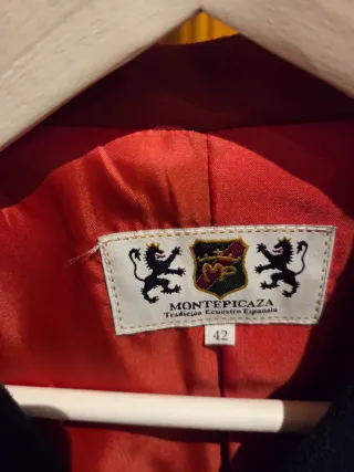 Chaqueta Montepicaza azul y roja Talla L