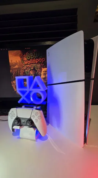 Ps5 Digital + Mando + Soporte LED