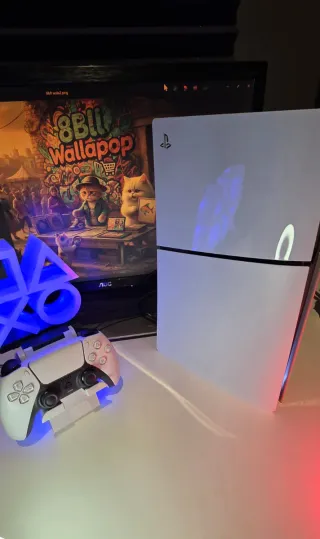 Ps5 Digital + Mando + Soporte LED