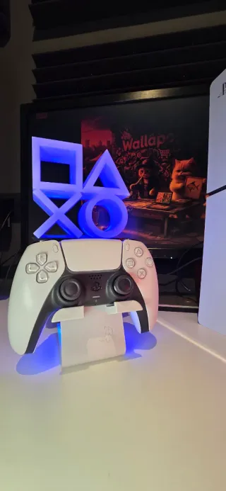 Ps5 Digital + Mando + Soporte LED