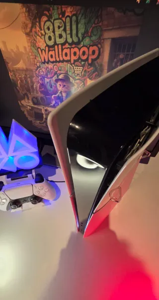 Ps5 Digital + Mando + Soporte LED