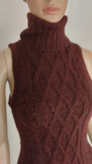 Abito donna invernale collo alto