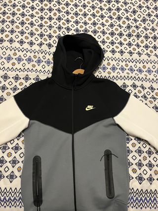Nike Tech Fleece Sudadera Cremallera Gris/Negro