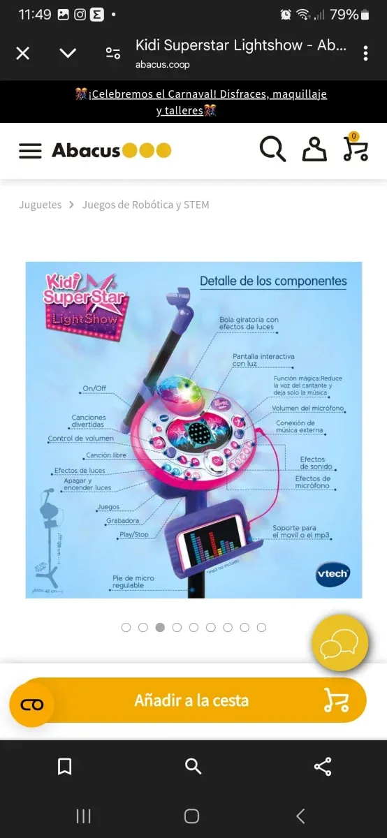 Karaoke Infantil Vtech Kidi SuperStar