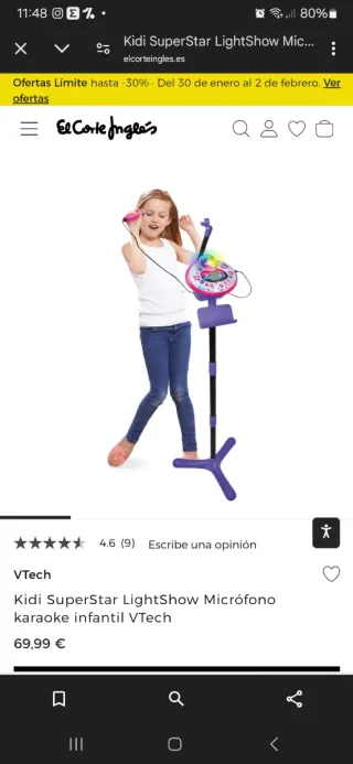 Karaoke Infantil Vtech Kidi SuperStar