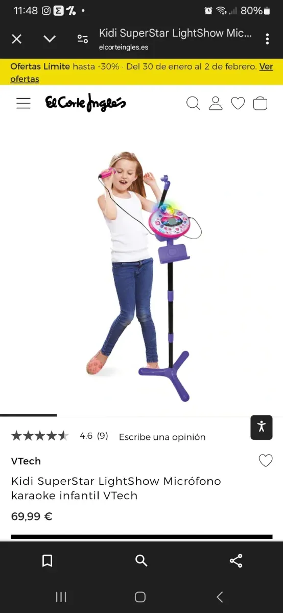 Karaoke Infantil Vtech Kidi SuperStar