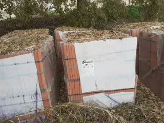 Tejas rojas mixtas y planas