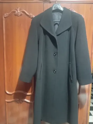 Abrigo de señora de cashmere negro