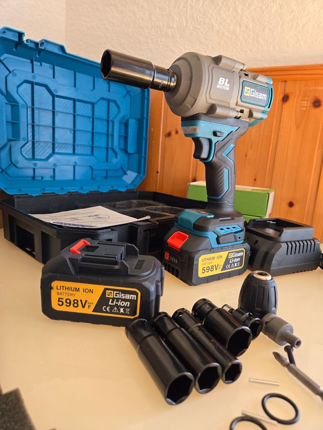 Chiave ad impatto senza fili 2000Nm Gisam