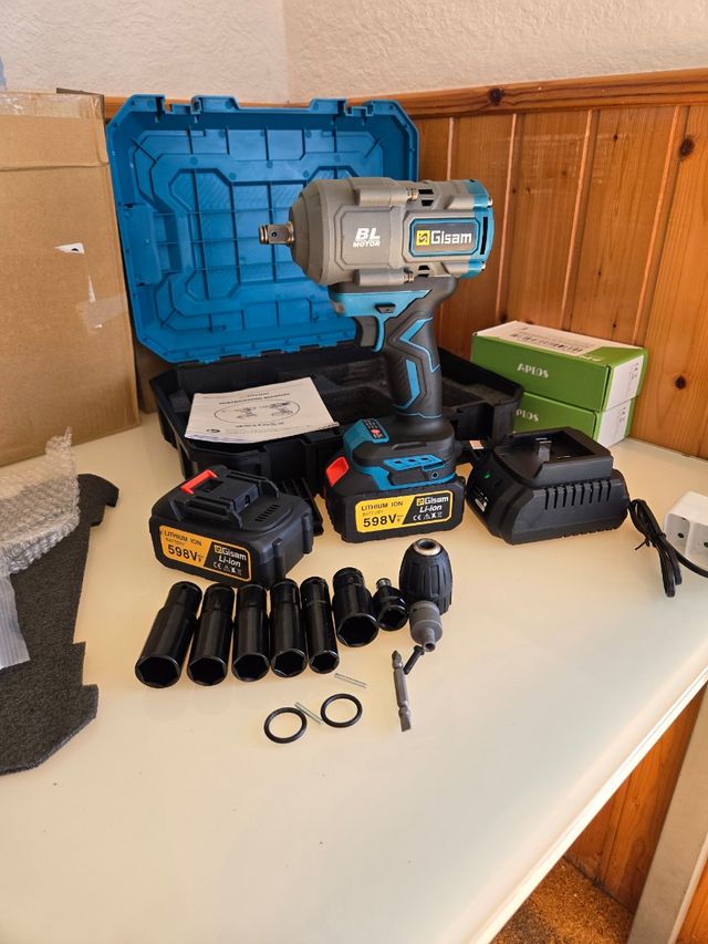 Chiave ad impatto senza fili 2000Nm Gisam