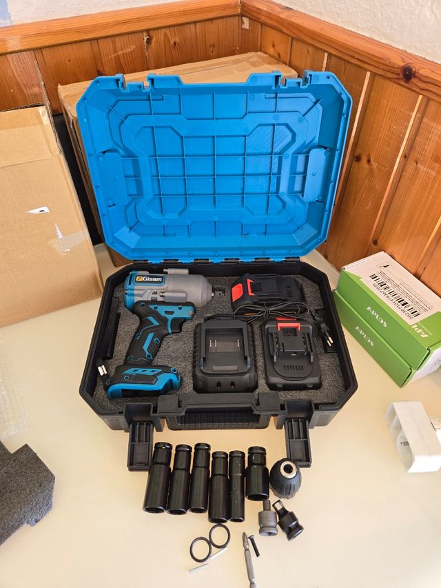 Chiave ad impatto senza fili 2000Nm Gisam