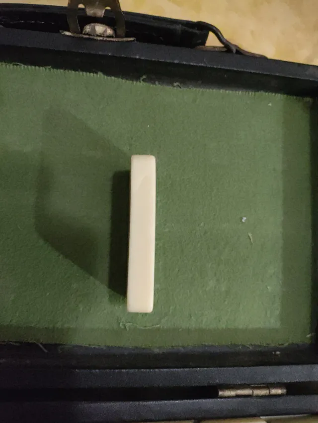 Domino vintage da collezione con astuccio rigido