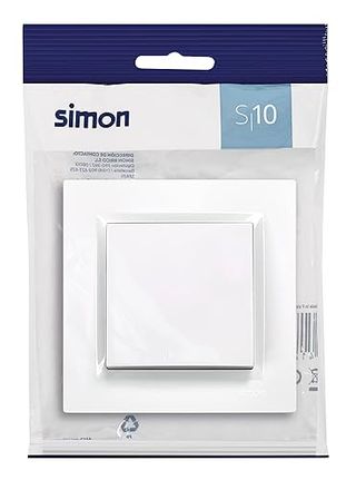 Interruptor Simon 10 Conmutador Blanco