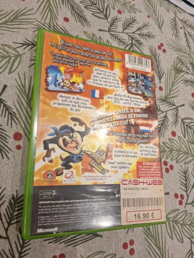 Taz Wanted Xbox Classic