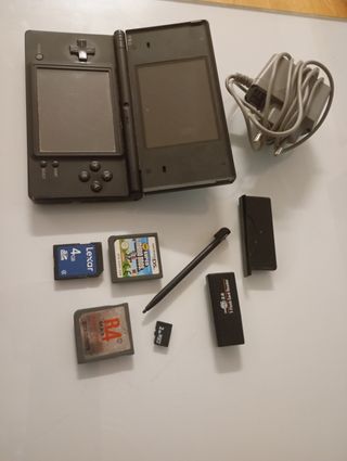 Nintendo DS Negra + Super Mario Bros