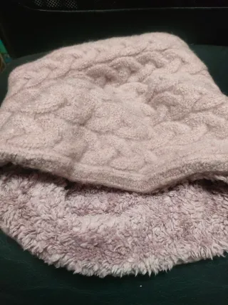 Cuello de punto grueso mujer