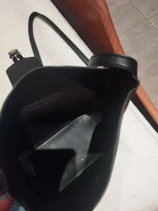 Bolso de mano negro