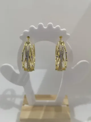 Aros Oro 14k Laminado