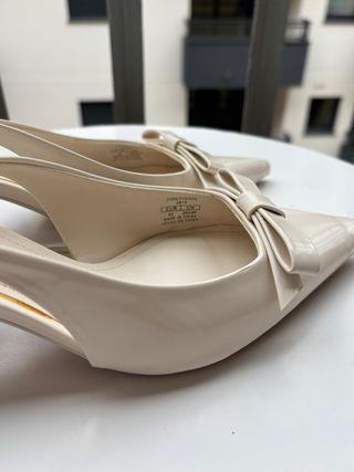 Zapatos tacón Zara lazo talla 40