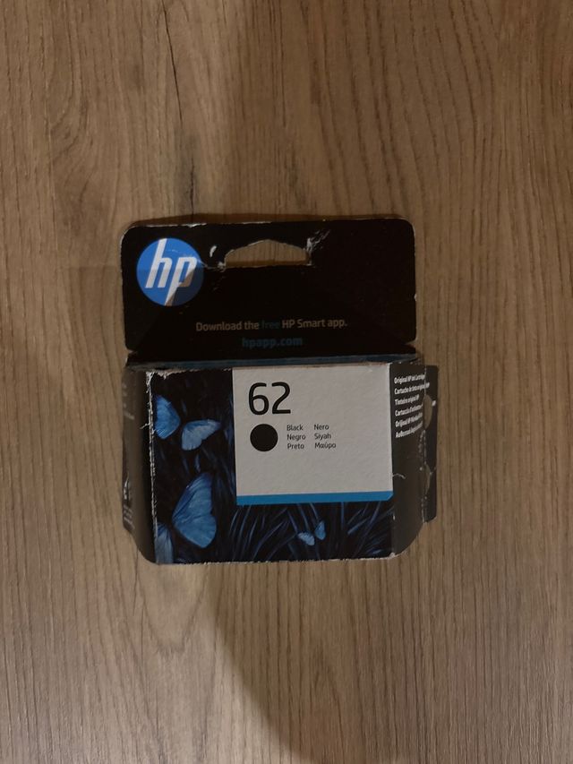 Cartucho Tinta HP 62 Negro