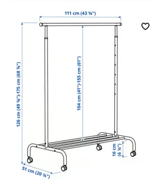 Burro Rigga Ikea Blanco