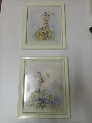 Juego de 2 cuadros decorativos