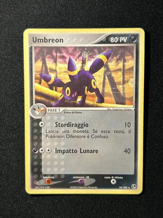 Carta Pokémon rara Umbreon 80 PV