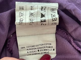 Maglia bambina viola con stampe