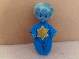 muñeca barriguitas astro, estrella de famosa , azu