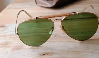 Gafas de sol Ray-Ban B&L de oro 10k