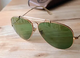 Gafas de sol Ray-Ban B&L de oro 10k