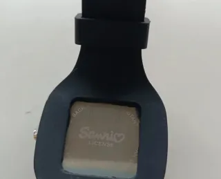 Reloj Kuromi Sanrio Pulsera Negra Morado