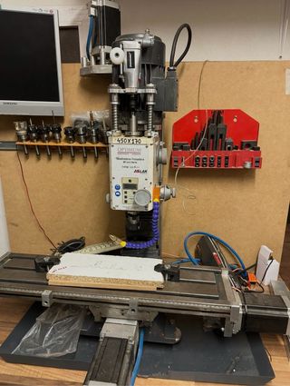 Fresadora Optimum BF20 convertida a cnc